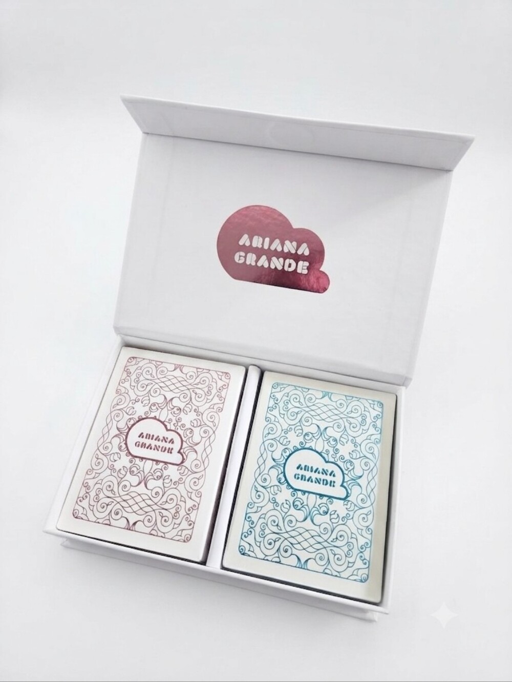 Ariana Grande Fragrance Gift Playing Cards Set Two Decks with Presentation Box